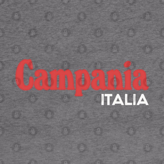 Campania // Italia Typography Region Design by DankFutura